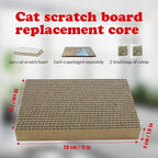 Premium Cat Scratcher Pad - Cardboard Scratcher Pad Replacement - Prolonged Lifespan & Furniture Protection – Designed for Active Cats (Replacement Board)