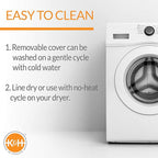 K&H Pet Products Self-Warming Kitty Bed Hooded Pet Bed for Cats or Dogs Chocolate/Tan Large 20 Inches