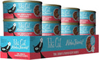 Tiki Cat Aloha Friends, Tuna, Shrimp & Pumpkin, Grain-Free & High Moisture, Wet Cat Food for All Life Stages 3 oz. Cans (Pack of 12)