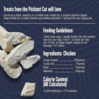 Whole Life Cat Just One Chicken Freeze Dried Cat Treats - Human Grade High Protein Food, Healthy Training Snacks, Freeze Dried Chicken Food Toppers, USA Made Natural Treats - 1 oz (Pack of 1)