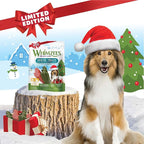 WHIMZEES Wellness Holiday Dog Dental Treats, Natural Chews, for Dogs, Size Medium Stick, (6 Count)