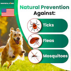 Flea and Tick Prevention for Dogs Chewables - Made in USA - Natural Flea and Tick Chews Supplement - Oral Pills for Dogs - Pest Defense - All Breeds and Ages - 120 Soft Tablets