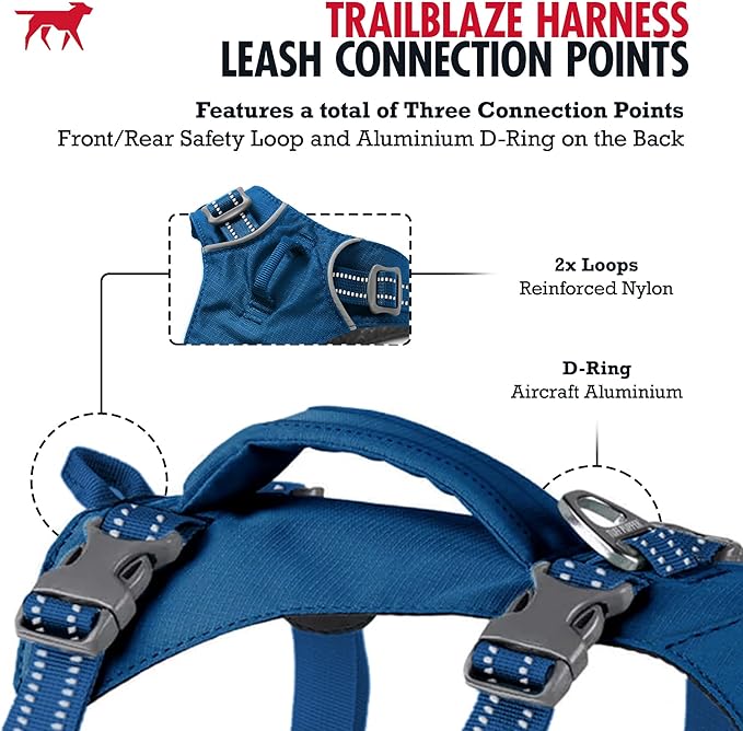 Tuff Pupper Escape Proof Dog Harness for Small Dogs | No Pull Lightweight Adjustable Harness | No Escape Multifunctional Outdoor Pet Gear | Strong Durable Breathable | Secure Comfortable Fit