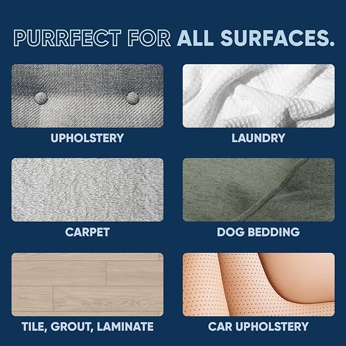 Cat Stain And Odor Remover | Enzyme Urine Odor Neutralizer - Stain Remover for Carpet, Litter Boxes, Bedding, and Laundry [Citrus Scent, 32 oz. Spray]