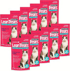 Covetrus Nutrisential Lean Treats for Cats - Soft Cat Treats for Small, Medium, Large Cats - Nutritional Low Fat Bite Size - Chicken Flavor - 10 Pack - 3.5oz