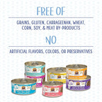 Weruva Wet Cat Food, Grand Prize Patés Variety Pack, 3oz Can, Pack of 12
