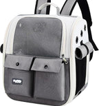 Cat Backpack Carrier – Airline Approved Dog Carrier for Small Dogs, Cats & Pets – Ventilated Backpack Pet Carrier for Travel, Hiking, Vet Trips – Soft Sided Puppy Carrier Bag with Padded Straps