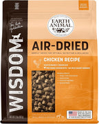 Earth Animal Wisdom Air Dried Dog Food | Chicken Recipe Premium Natural Dog Food | All Breeds & Ages | Made in The USA | 2 Pound Bag