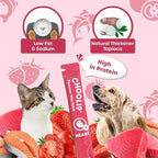 Grab & Go Squeeze Vita Stick Lickable Treats for Dogs & Cats. 49 Heart Support Sticks with Essential multivitamins. Soft and Tasty Paste for All Life Stages, Supporting Heart Health