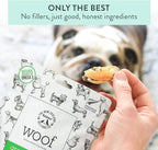 WOOF Freeze Dried Dog Treats - High Protein, Small & Large Dog, Natural, Topper, Treat, Green Mussels - 1.76 oz