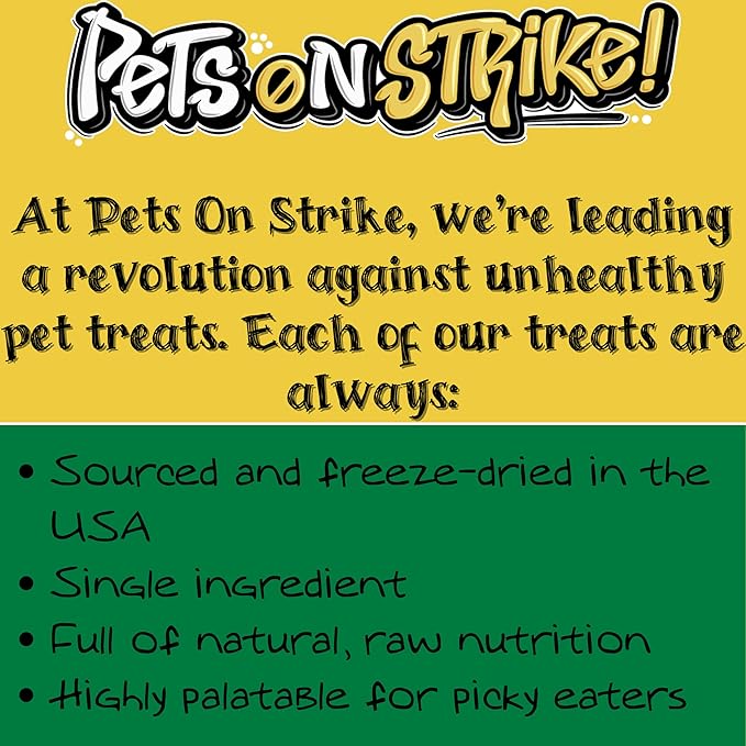 Freeze Dried Chicken Hearts for Dogs & Cats – Single Ingredient Dog Treats – USA Sourced & Made – High Protein, All Natural, Grain Free – Raw Freeze-Dried Training Treats (3oz)