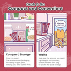 Grab & Go Squeeze Vita Stick Lickable Treats for Dogs & Cats. 49 Heart Support Sticks with Essential multivitamins. Soft and Tasty Paste for All Life Stages, Supporting Heart Health