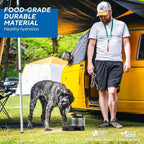 lesotc Portable Dog Water Bottle, 56oz Large Travel Water Bowl Dispenser for Dogs Camping Beach Walking Essentials, Big Pet Bottles Hiking Traveling Park Car Trips Accessories for On The Go, BPA Free