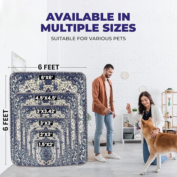 PUPIBOO Washable Pee Pads for Dogs and Cats - Super Absorbent Reusable Puppy Training Pads - 100% Waterproof, Leak-Proof & Non-Slip Whelping Pads for Pet Housebreaking