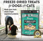 Northwest Naturals Raw Rewards Freeze-Dried Green Lipped Mussel Treats for Dogs and Cats - Bite Sized Pieces - Grain Free - 1 Ingredient - Healthy - Human Grade - All Natural - USA Made - 2 Oz
