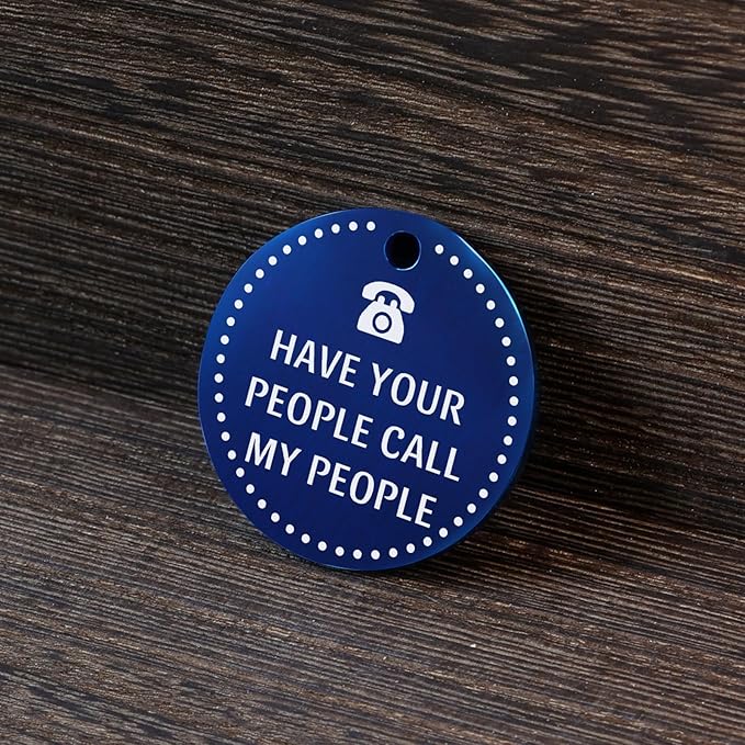 MYLUCKYTAG Stainless Steel Personalized Dog Tag - Online Pet Profile, Pet Location Alert Email - Durable Dog Collar Tag