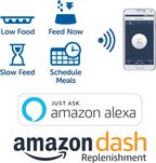 PetSafe Smart Feed - Electronic Pet Feeder for Cats & Dogs - 6L/24 Cup Capacity - Programmable Mealtimes - Alexa, Apple & Android Compatible - Backup Batteries Ensure Meal Delivery During Power Outage