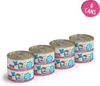 B.F.F. Play - Best Feline Friend Paté Lovers, Aw Yeah!, Tuna & Chicken Check Please! with Tuna & Chicken, 5.5oz Can (Pack of 8)