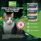 Only Natural Pet PowerPate Grain-Free Wet Cat Food - High Protein, Limited Ingredient Pate for Wellness (Chicken & Turkey, Rabbit & Pork, Chicken Dinner) Variety Pack, 2.75 oz Cans, Case of 12 (V)