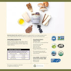 Skin & Coat Canine Supplement w/Omega-3 Fatty Acids, Org. Ingredients, Antioxidant Topper, Nourish Coat &Paws, Joint, Support Shiny Coat & Healthy Skin by Katherine Heigl (30 Scoops)