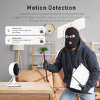 Indoor Security Cameras, 2k WiFi Home Camera with Night Vision, 2-Way Talk, Elder/Pet Cam, Baby Monitor with Smart Motion Detection, Cloud & SD Card Storage, Works w/Alexa, 2pcs