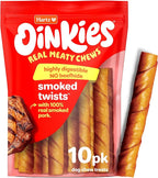 Hartz Oinkies Pig Skin Twists 3" (10 Pack)