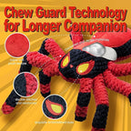 LEGEND SANDY Dog Toys for Aggressive Chewers, Large Dog Toys to Keep Them Busy, Interactive Pet Toys, Squeaky Puppies Toys, Tug of War Puppy Toy, Crinkle Doggeis Toy