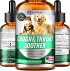 Cough Relief for Dogs & Cats - Made in USA - Allergy & Asthma Relief - Mullein Leaf & Elderberry Blend - Dry, Wet & Barky Cough Relief - All Breeds & Sizes - 2 Fl Oz