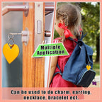 Frienda 40 Pieces Pet ID Tag Colorful Blank Dog Tags Personalized Dog Tags Aluminum Pet Name Tags with Bone Paw Heart Cat Head Shape Animals Name Phone Number ID Craft Tags with Holes for Dogs Cats