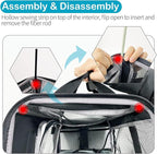 Pet Carrier for Small Cats Dogs, Dog Carrier Travel Bag with Adequate Ventilation, 5 Mesh Windows, 3 Entrance, Locking Safety Zippers, Padded Shoulder and Carrying Strap, Medium