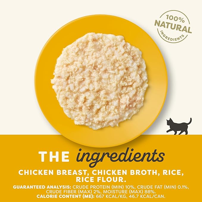Applaws Natural Wet Kitten Food, Limited Ingredient, Grain-Free, Protein with No Artificial Additives, Chicken Breast in Broth (6 x 2.47oz Cans)