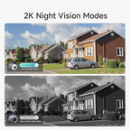 Noorio B310 Wireless Outdoor Security Camera with 600lm Spotlight, 12600mAh Battery-Powered Solar Camera with 16GB Free Local Storage, 2K Color Night Vision, 2.4GHz WiFi Only