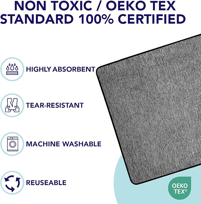 PUPIBOO Washable Pee Pads for Dogs and Cats - XXL (1 Pack) 6 FT X 6 FT Super Absorbent Reusable Puppy Training Pads - 100% Waterproof, Leak-Proof & Non-Slip Whelping Pads for Pet Housebreaking