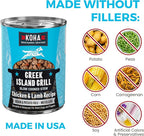 KOHA Greek Island Grill Stew for Dogs with Chicken and Lamb, High Protein Wet Dog Food, 12.7oz Cans (Case of 12)