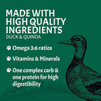 Canine Caviar - Open Sky: Duck & Teff Alkaline Dry Dog Food, Limited Ingredients, Gluten-Free, Based on Science & Research, Veterinary Alternative Diet (11 Pound Bag)