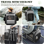 Pawtners Dog Backpack Carrier Large Pet Carrier Backpack for Kitten Small Dogs Puppies & Large Cats Up to 18 Lbs, Breathable Dog Backpack with Anti-Scratch Mesh, Ventilated Design, Perfect for Travel