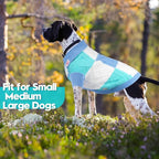 Pullover Dog Sweater,Half Chest Lapel Design Pet Sweaters for Dogs Boys or Girls,Pet Knitted Dog Clothes,Pet Clothing,Suitable for Various Sizes or Breeds Dogs Sweaters(Blue Group,M)