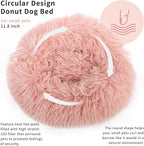 Chinchilla Bed Pink Burrowing Pet Bed for Guinea Pigs and Other Small Animals 11.8 inch