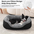 INVENHO Dog Bed Medium Size, Orthopedic Warming Soft Calming Sleeping Durable with Anti-Slip Bottom