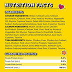 Temptations Creamy Puree Variety Pack of Squeezable Cat Treats, 0.42 oz. Tubes, 24 Count