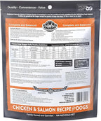 Northwest Naturals Freeze-Dried Chicken & Salmon Dog Food - Bite-Sized Nuggets - Grain-Free, High-Protein, Raw Diet, Human-Grade, Limited Ingredients, All Natural, Omega-3 for Skin & Coat - 12 Oz