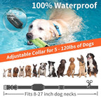 PaiPaitek No Shock Dog Training Collar with Remote 3300ft Range, Strong Vibrating Dog Collar Beep and Vibration Only, Waterproof Vibration Collar for Small Medium Large Dogs (5-120 lbs) - No Prongs