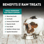 Northwest Naturals Raw Rewards Freeze-Dried Chicken Heart Treats for Dogs and Cats - Bite-Sized Pieces - Healthy, 1 Ingredient, Human Grade Pet Food, All Natural, Proudly Made in USA, 3 Oz