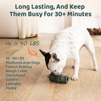 Interactive Dog Toys for Aggressive Chewers, Long-Lasting Frozen Dogs Treat Holder to Keep Them Busy, Indestructible Dog Enrichment Toys - Reduce Anxiety, Safe for Large/Medium Breed