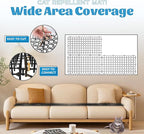 16 x 8 Inch Scat Mat for Cats, 10 Pack Scat Mat with Spikes, Cat Deterrent Outdoor for Dogs - Cat Spike to Keep Other Animals Away from Furniture, Plants (10 Pack)