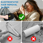 2PCS Pet Hair Removal Gloves, Reusable Double Sided Electrostatic Pet Hair Remover Gloves, Washable Dog & Cat Grooming Gloves for Furniture, Bed, Sheets, Couch, Clothes, Carpet and Car Seat