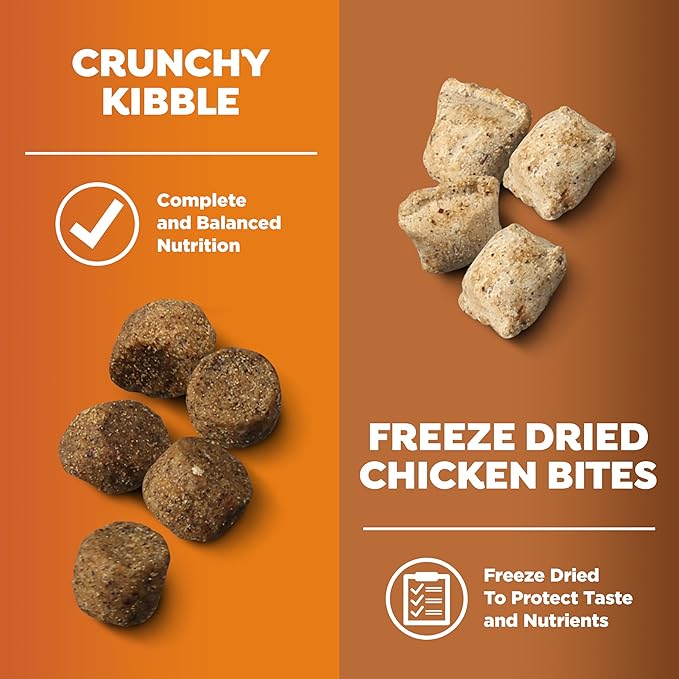 Nature's Recipe Chicken, Barley & Brown Rice Recipe Dry Dog Food with Freeze Dried Chicken Bites 10.5 lb Bag