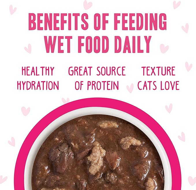 Weruva B.F.F. OMG - Best Feline Friend Oh My Gravy!, Tickle Me Pinks! Variety Pack, 2.8oz Can (Pack of 12)