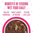 Weruva B.F.F. OMG - Best Feline Friend Oh My Gravy!, Tickle Me Pinks! Variety Pack, 2.8oz Can (Pack of 12)