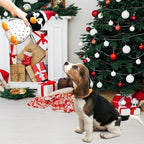 Dog Toys Squeaky Interactive Puppy Teething Chew Toy Stuffed PP Cotton Crinkle Sound Paper Tail,Penguin Shape for Large Medium Small Breeds Indoor Outdoor Play